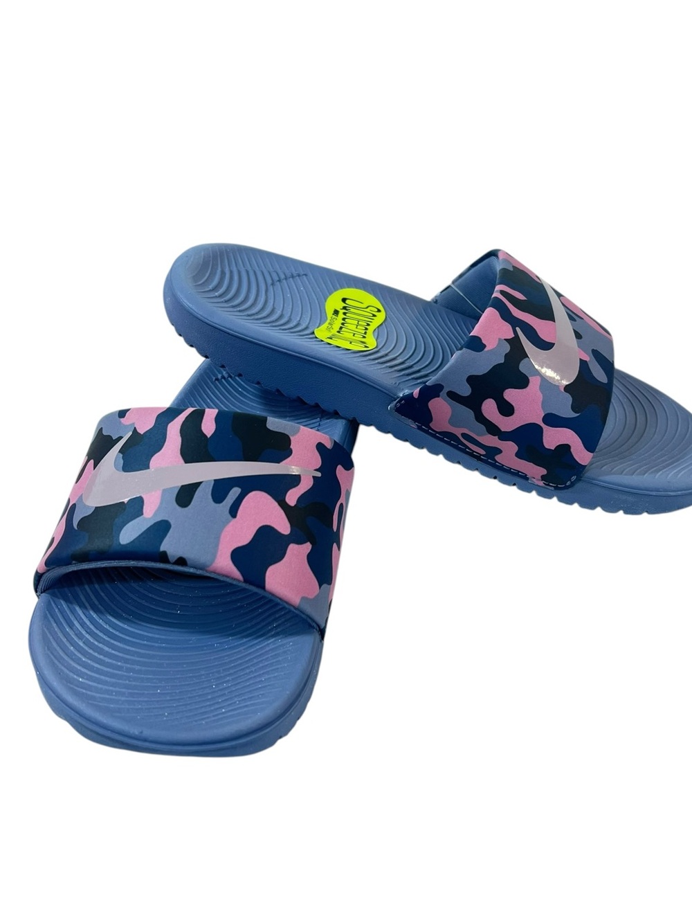 Nike Kawa Slide Girls New Gray Pink